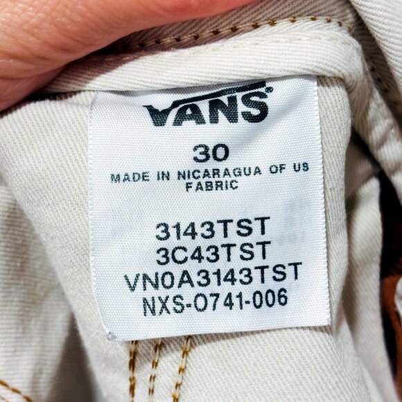 VANS Brown slim-fit casual jeans pants | Men’s 30 * - Picture 4 of 12